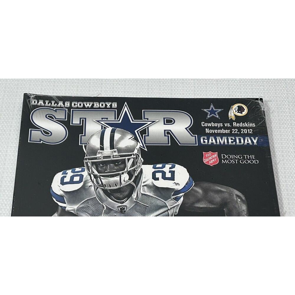 Sealed 2012 Demarco‎ Murray #29 Dallas Cowboys vs Redskins Magazine Program - Picture 4 of 11